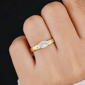 NEW 18k Gold Diamond Ring